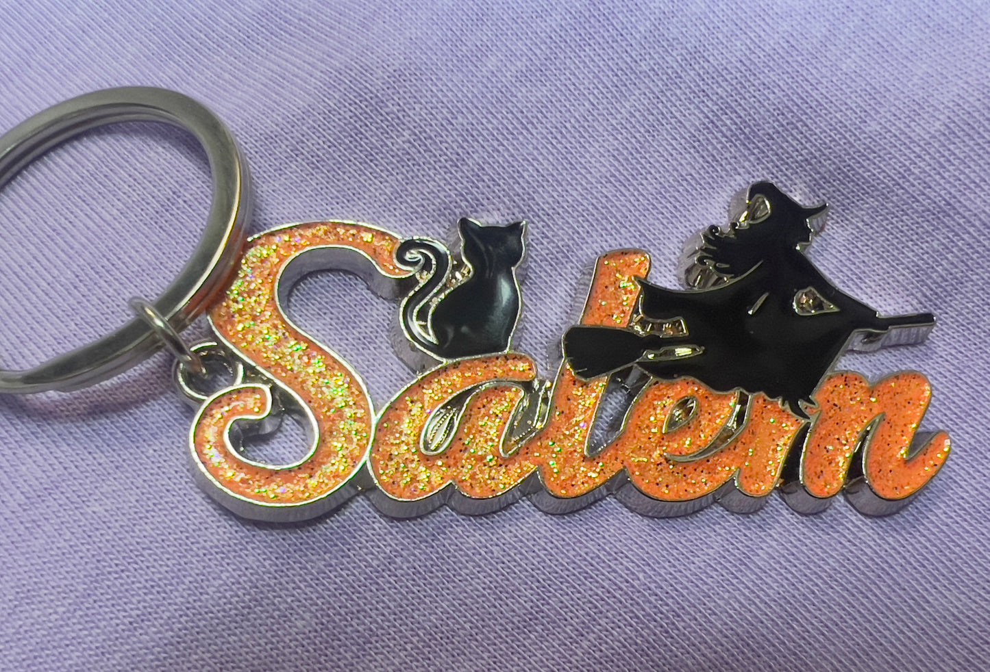 Sparkly Salem Keyring