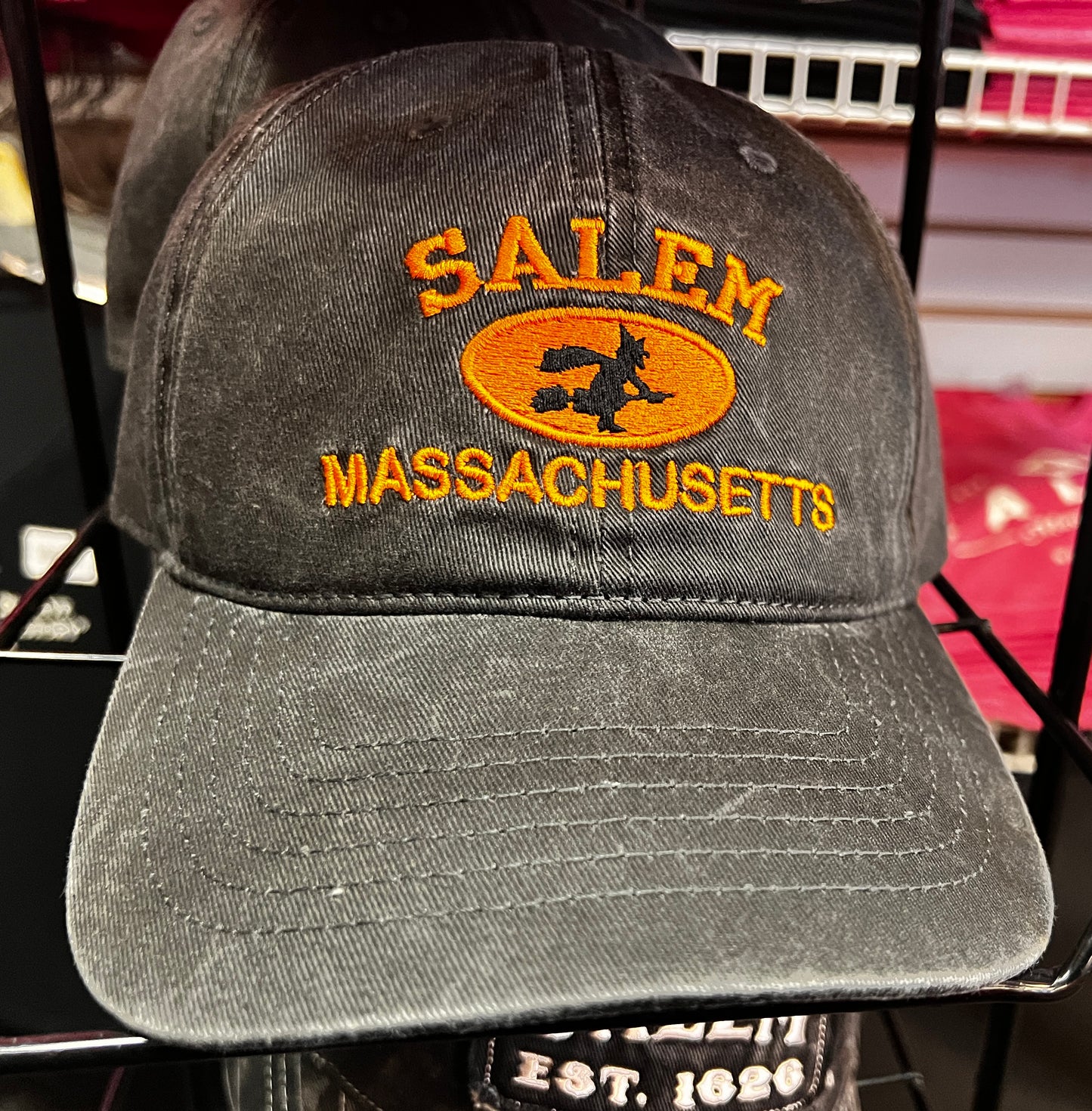 Hat Witch in Oval Embroidered