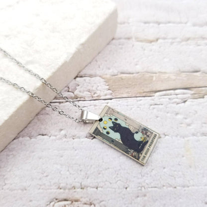The High Priestess Black Cat Necklace