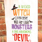 Towel Witch Monsters & H Devil