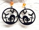 Cut Out Spooky Earrings