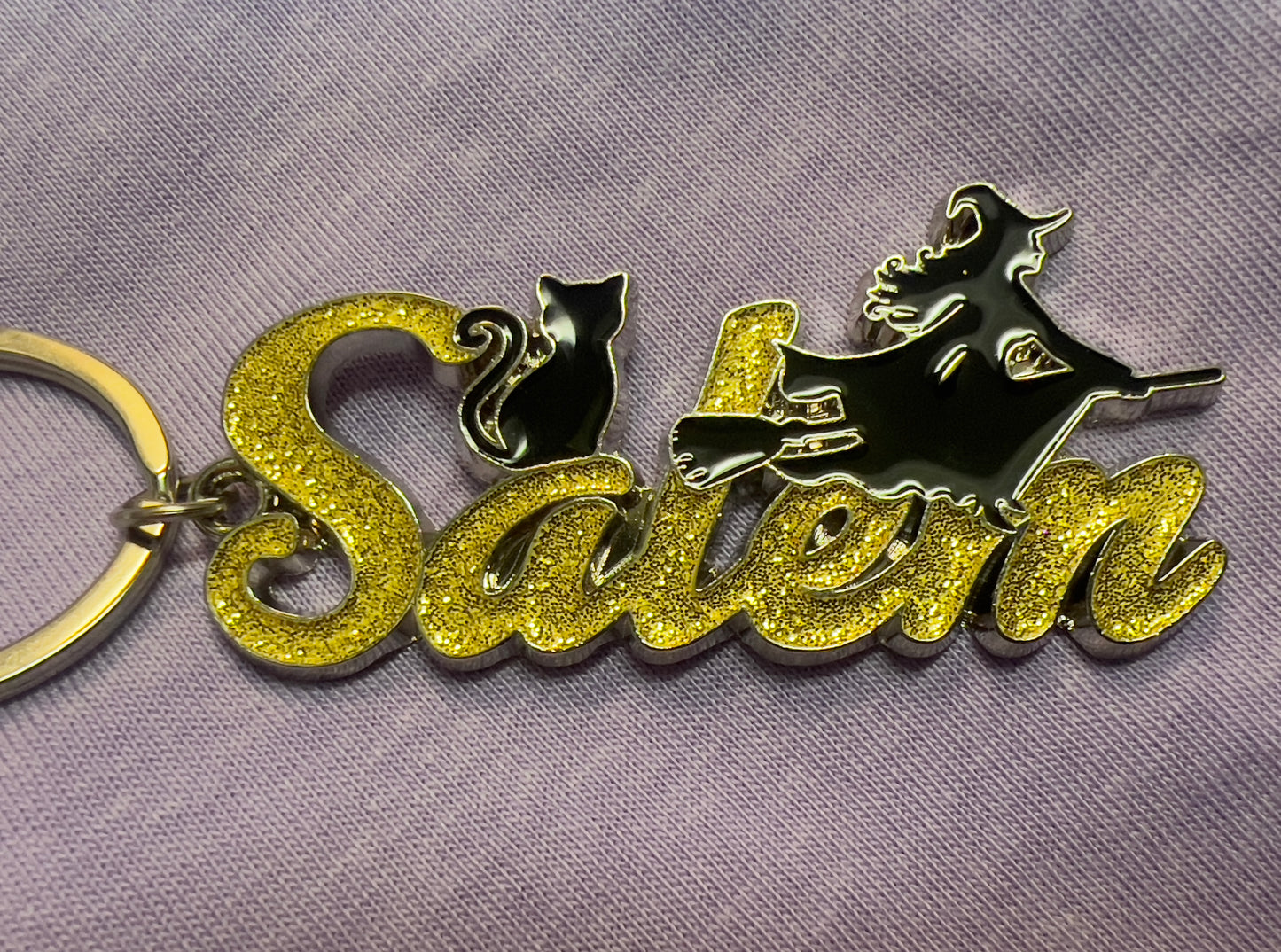 Sparkly Salem Keyring