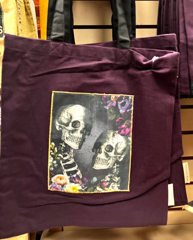 Tote Bag Gothic Skulls