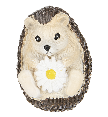 Hedgehog Daisy Charm